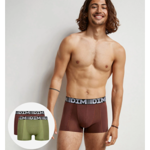Boxerky DIM Coton 3DFlex Air 2-bal.